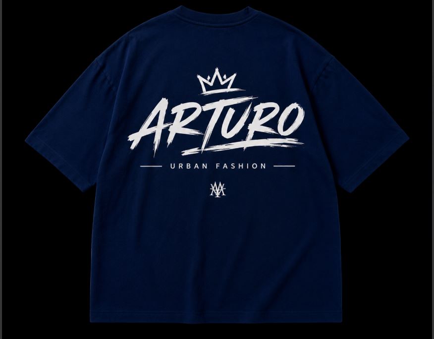 Camiseta azul Arturo Urban Fashion