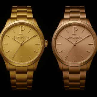 Relojes PilaHeavy´s de lujo en oro amarillo y oro rosa de 18K, con caja y correa de oro macizo, mecanismo de cuarzo de alta precisión, resistencia al agua de 50 m y diseño contemporáneo que combina elegancia y carácter urbano.