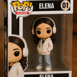 Imagen del Funko de Elena en su caja