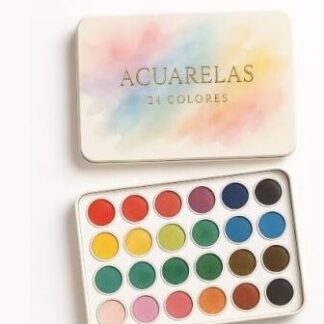 Estuche de Acuarelas "Trazos de Alma en Acuarela"