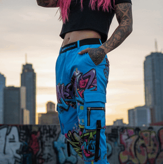 Pantalones Cargo "Actitud Neón"