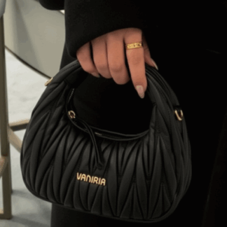 Bolso zafiro de la marca vaniria en color negro