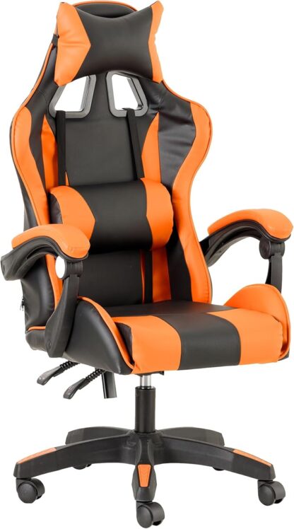 Imagen del producto Baroni Home Silla de Gaming de color naranja