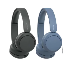 Imagen de los auriculares de diadema inalámbricos Sony WH-CH520 de colores negro y también azul