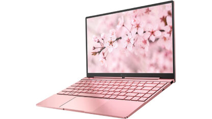 Imagen del ordenador portátil Daysky V14S de color rosa