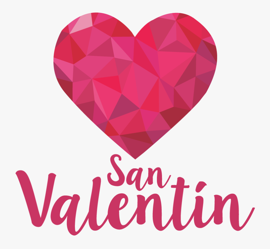 Imagen en la que aparece un corazón gigante y debajo tiene la palabra San Valentín