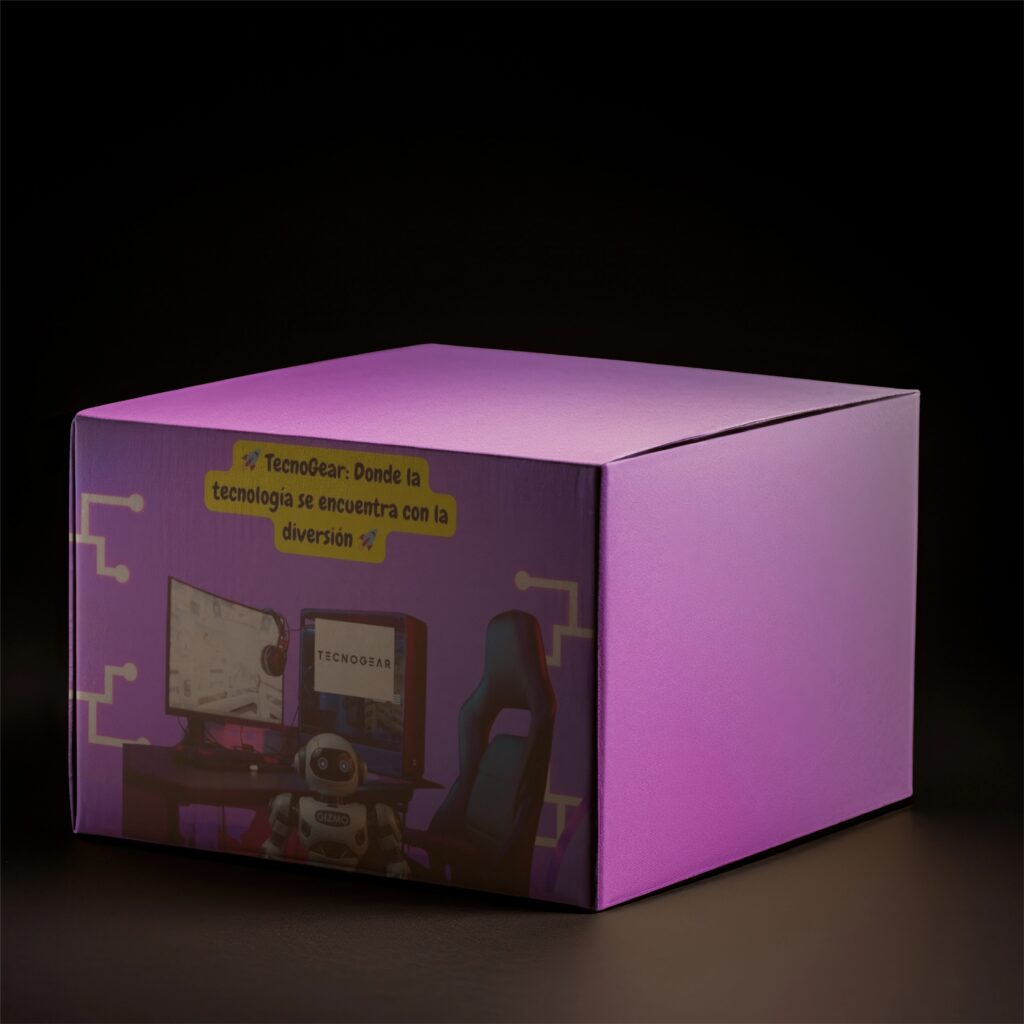 Imagen de la caja de envío oficial de TecnoGear