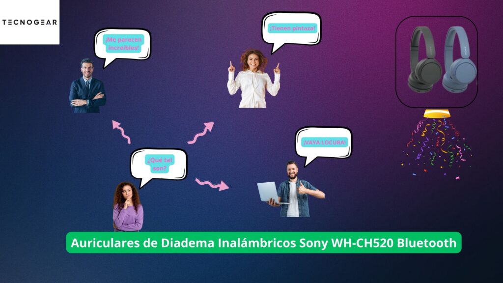Imagen en la que aparece una chica diciendo si merecen la pena unos cascos y los demás le responden