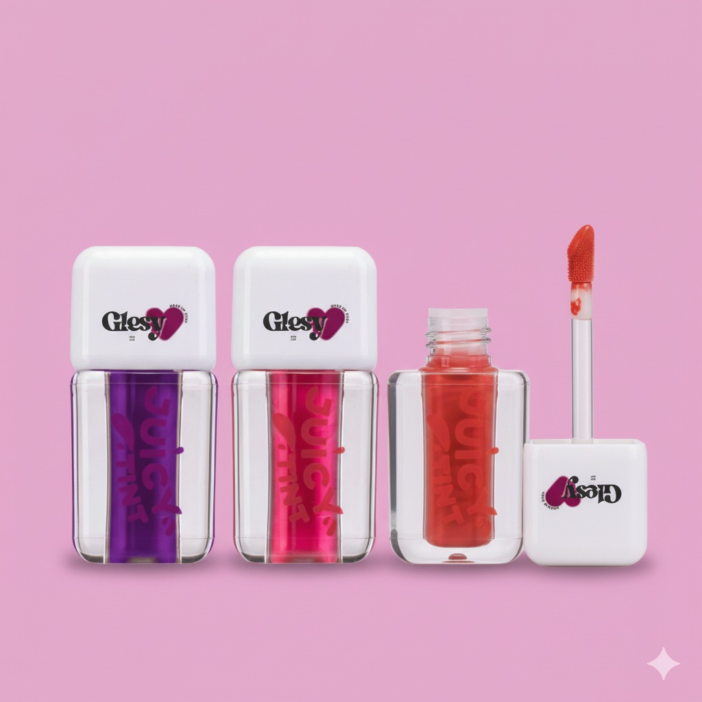 Lip tint diferentes colore Glesy makeup